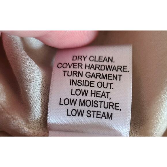 St John Silk Floral Top Blouse Size 6 Ruffle Peplum Lined Sleeveless Luxury - Picture 10 of 11